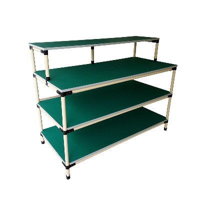 定制精益管工作臺牢固耐用電子車間操作臺防靜電工作臺工作桌批發(fā)