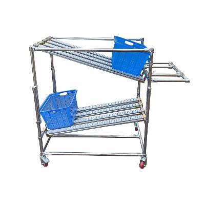 鐵網(wǎng)周轉車 鐵網(wǎng)精益管周轉車 車間物料物料架周轉車 周轉倉儲籠