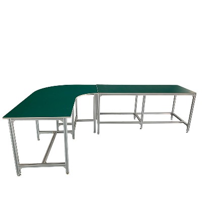 流水線U型線工作臺批發(fā) 鋁合金實(shí)驗(yàn)電子車間操作臺 防靜電工作臺