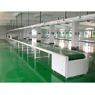 電子車間生產(chǎn)線流水線工作臺 防靜電皮帶輸送機(jī)電子電器流水線