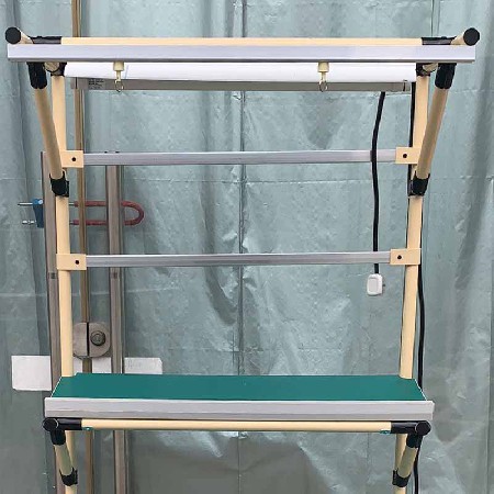 單工位工作臺米黃色精益管防靜電木板實驗臺電子車間流水線操作臺