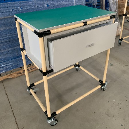 批發周轉車工作臺 多層精益管周轉車 牢固穩定多層精益管貨架