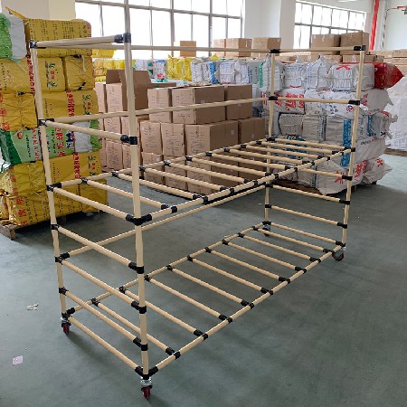 批發周轉車工作臺 多層精益管周轉車 牢固穩定多層精益管貨架