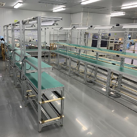 單邊帶燈鋁型材工作臺(tái)鋁合金實(shí)驗(yàn)臺(tái)電子車間操作臺(tái)鋁型材流水線