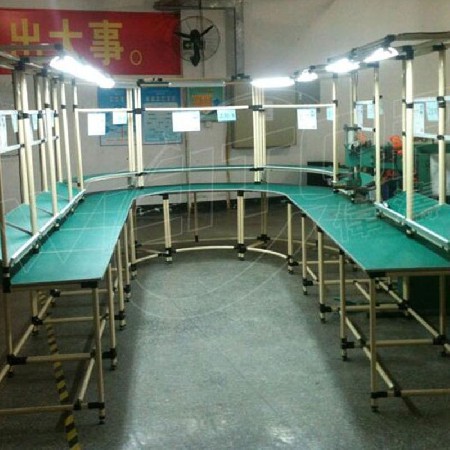 批發(fā)環(huán)形流水線工作臺(tái) 線棒U型生產(chǎn)線操作臺(tái) 精益環(huán)繞車間工作桌